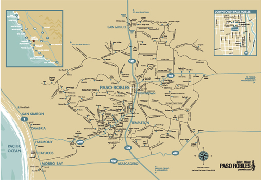 Paso Robles Wine Maps California Winery Advisor