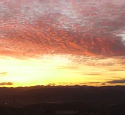 December Sunset, Edna Valley, San Luis Obispo