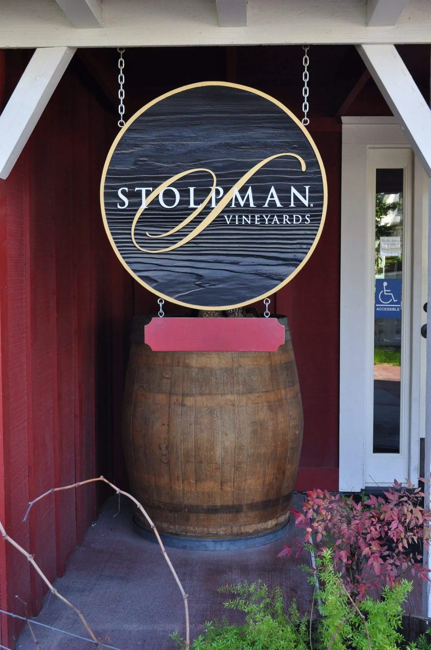 stolpman vineyards entrance