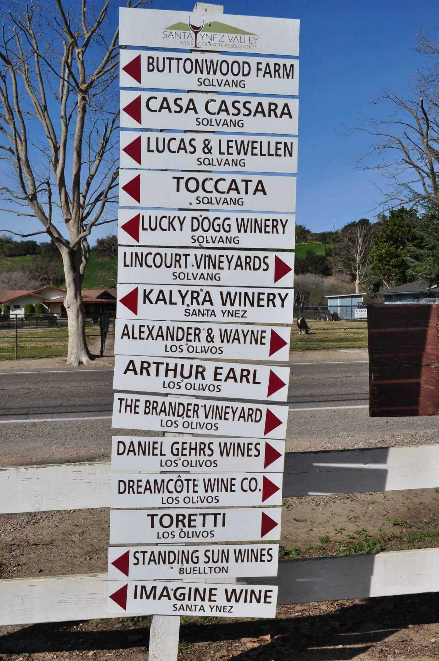 santa ynez valley winery list
