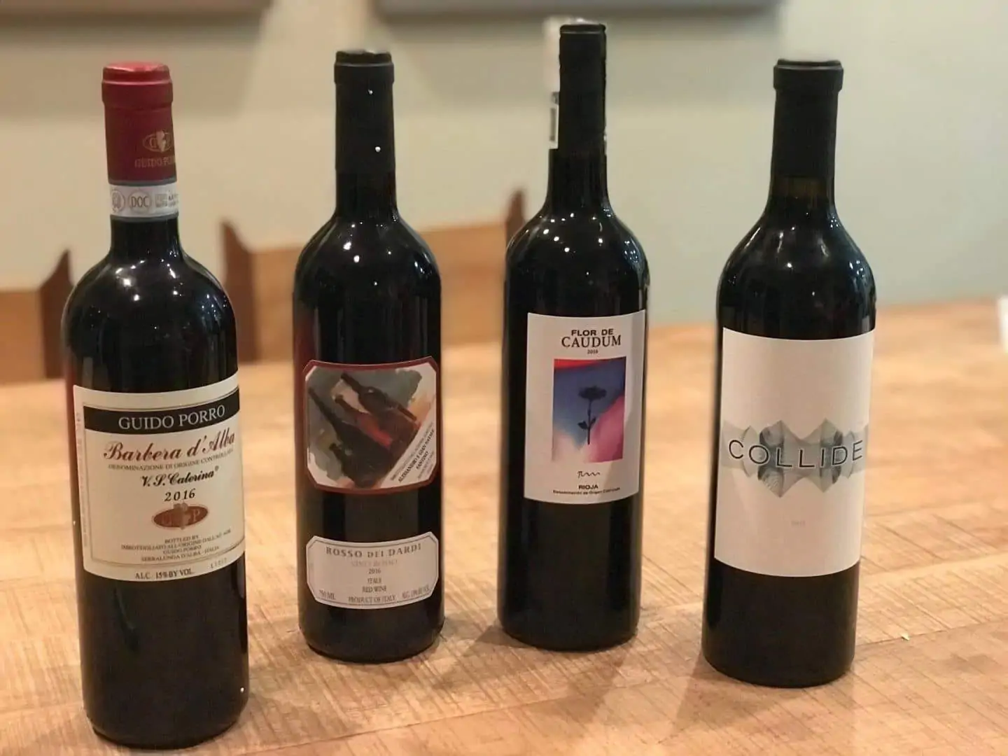 Plonk wine lineup