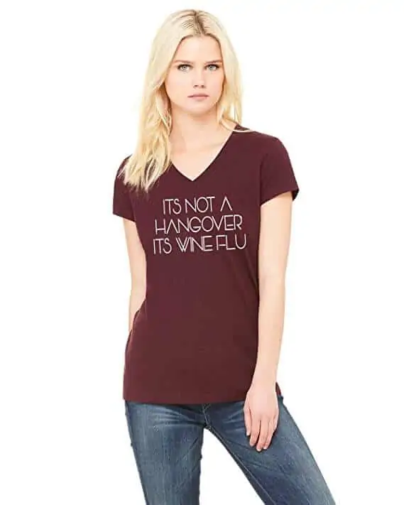 silly wine shirt