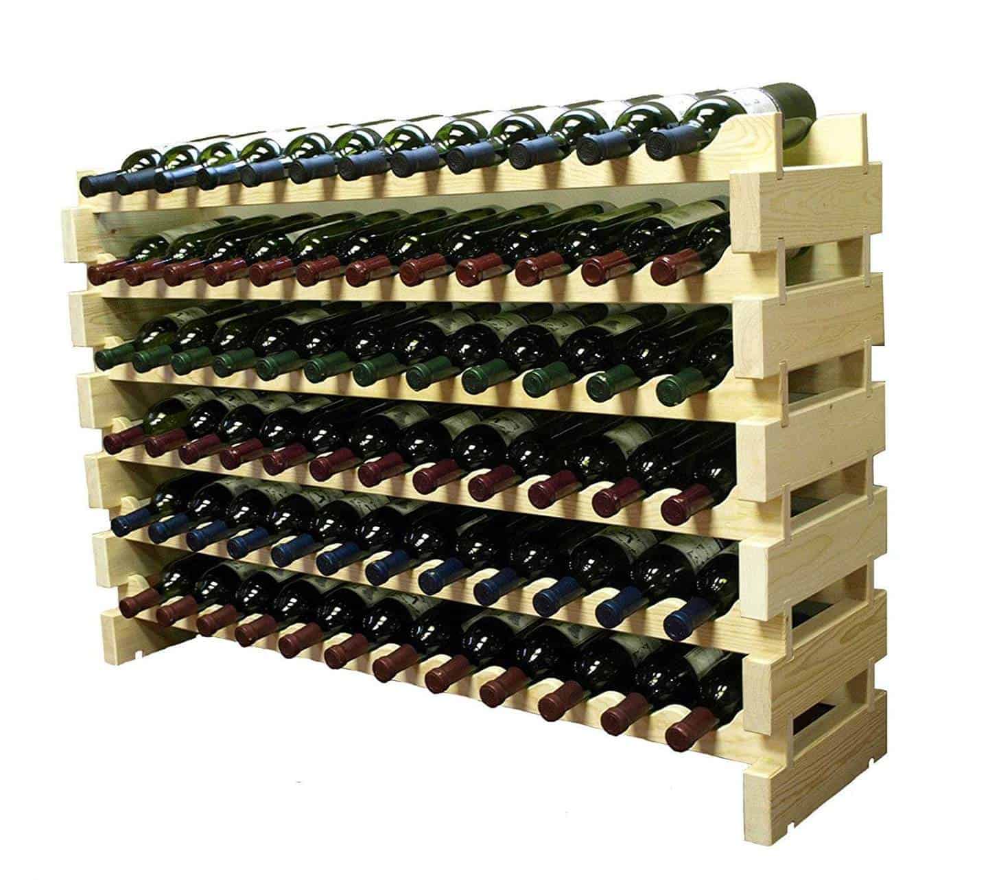 Wood Wine Rack stock illustrations
