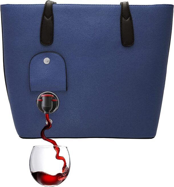 wine tote bag gift for mom