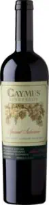 luxury wine bottle from caymus