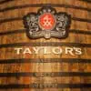 taylor fladgate port barrel with logo