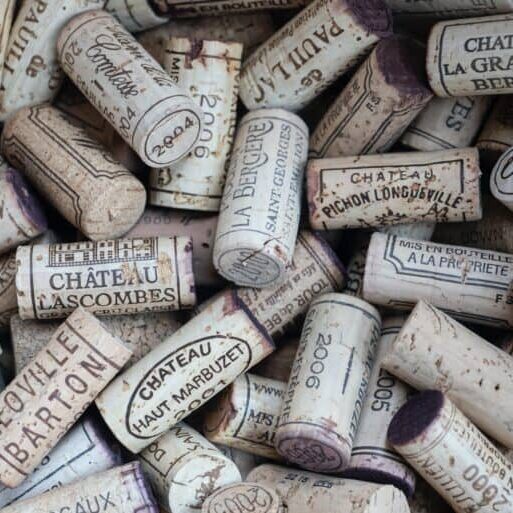a group of wine corks natural